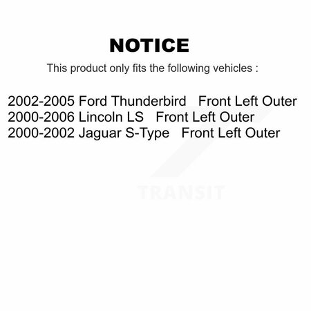 Tor Front Left Outer Steering Tie Rod End For Lincoln LS Ford Thunderbird Jaguar S-Type TOR-ES800415